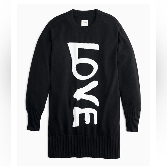 Yes and Dresses & Skirts - NWOT Yes and X Hilary Swank LOVE MIDI Crewneck Organic Cotton Sweater Dress